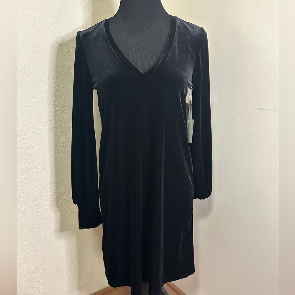 One State Nordstrom Velvet Dress Size Small Black